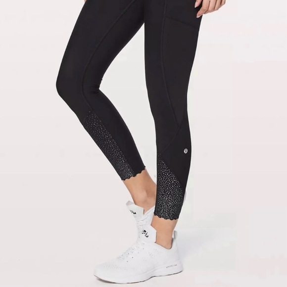 Lululemon - Tight Stuff Tights - Size 4 - Color Black - Picture 1 of 6